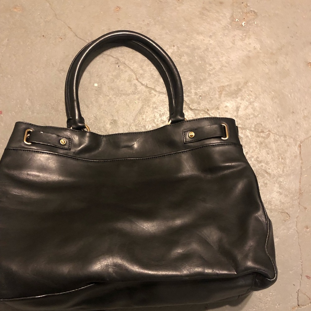 Brand New Black Leather Ann Taylor Bag